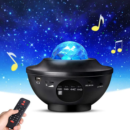 Proyector de Galaxia con Parlante Bluetooth + Control remoto